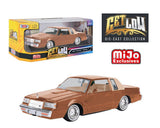 Motormax 1:24 Get Low 1987 Buick Regal Lowrider Diecast Model Car Brown