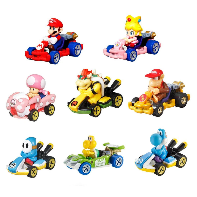 Hot Wheels Nintendo Super Mario kart Diecast Car Model New Updat - You Pick