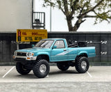ZD Masdi 1:64 Blue 1995 Hilux RN80 Cab Pickup Truck Model Diecast Metal Car BN