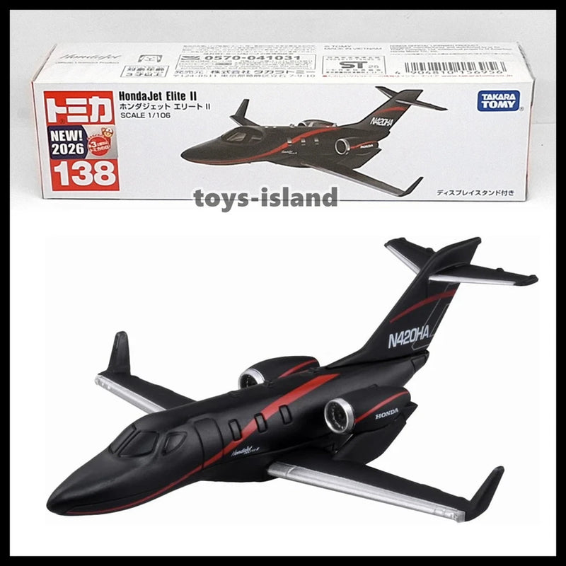 TOMICA 138 HondaJet Elite II 1/106 TOMY 2026 March New Model Long Diecast Car
