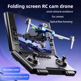 M66 Drone 8K Folding Remote Control With Camera And Screen 5G FPV Camera Quadcop