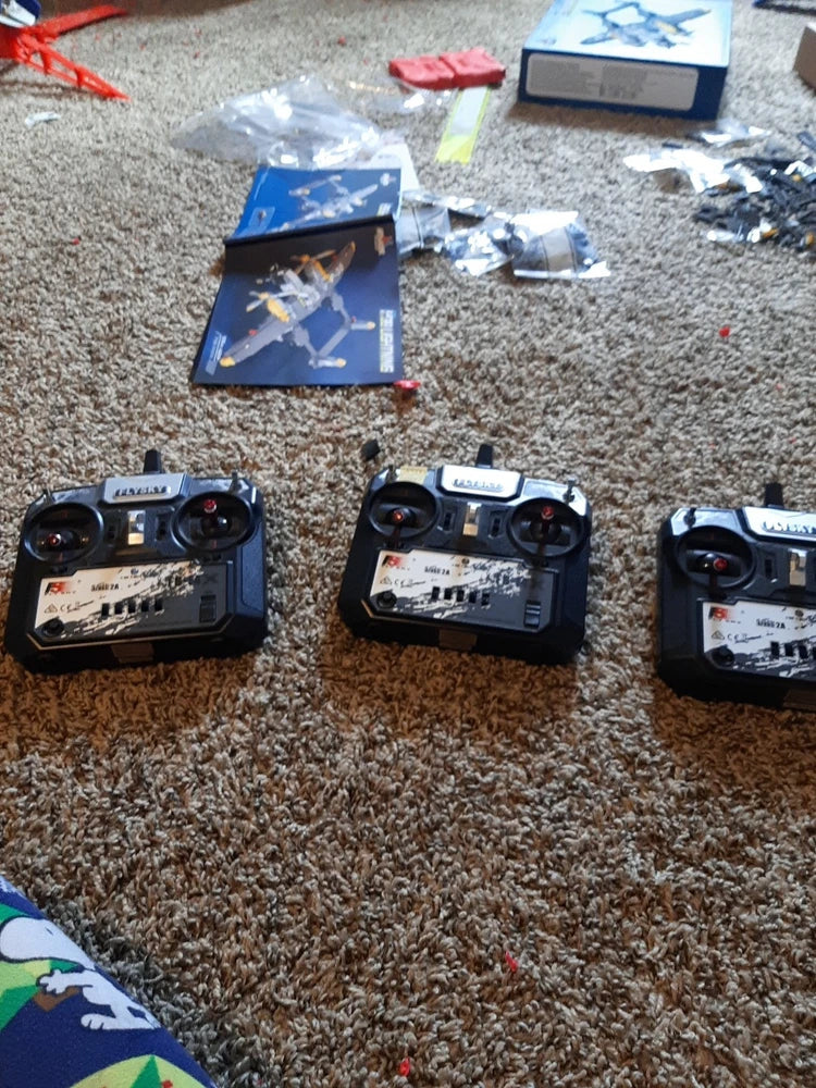 3X Flysky Fs-14x Slighty Used No Reciver Inculded Great For Planes And Drones