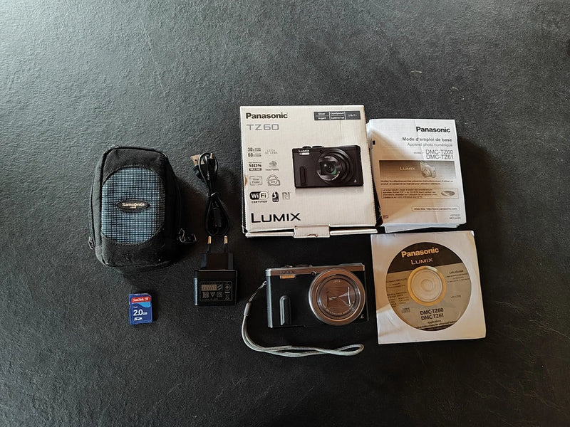 Panasonic Lumix DMC-TZ60 18,1 Mpx Fotocamera Compatta Digitale - Nera