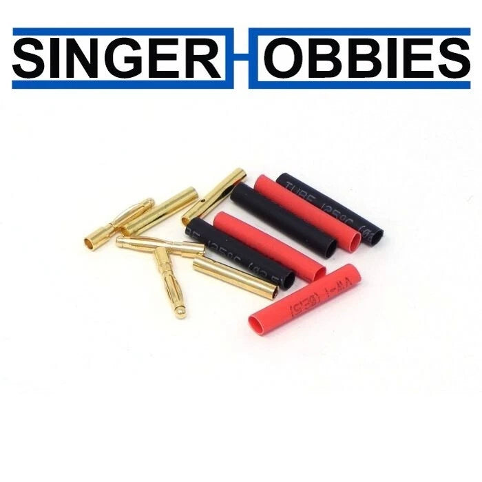MT RACING MTR1060 2mm Bullet Connectors (3 pair) HH Battery