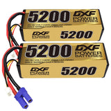 2xDXF 3S LiPo Battery 11.1V 140C 5200mAh EC5 RC Car Truck Helicopter Racing