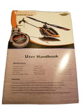 Walkera V100D08 user handbook manual with helicopter illustration on printed cover