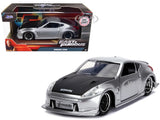 NISSAN 370Z SILVER "FAST & FURIOUS" 1/32 DIECAST MODEL CAR BY JADA 31852