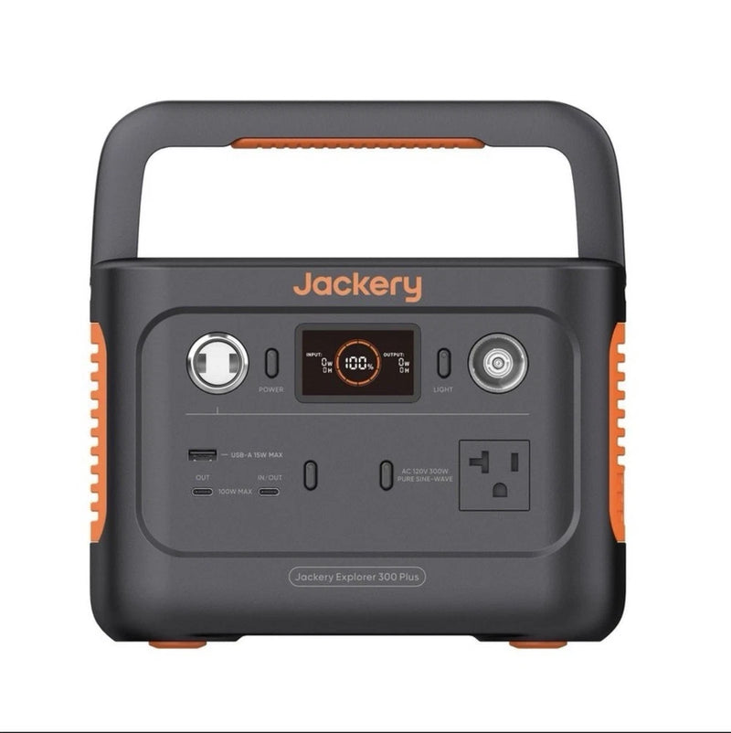 NEW Jackery Explorer 300W Plus 288Wh Portable Power Station Solar Input AC Outpu