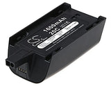 LiPo drone battery pack, 1600mAh 20C, black with connector terminals