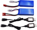 Lipo Battery with Banana Connector Plug Replacement Battery
