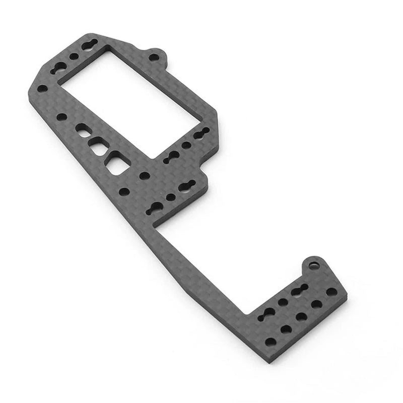 Carbon Fiber Servo Mount Plate Graphite Radio Plate for  MP10 RC Car Part