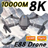 E88 Professional Wide Angle RC Drone with HD 4K Camera Foldable Helicopter RC