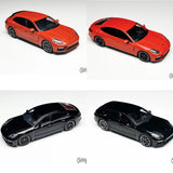 Furuya 1:64 Porsche Panamera Turbo Sedan / Shooting Diecast Model Car