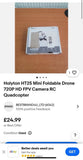 HT25 Holyton 1080P HD Video Camera Mini Drone Voice and Gesture Sensor for Kids