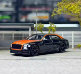 ED MINIGT 1:64 Orange Black Bentley Flying Spur Sport Model Diecast Collect Car