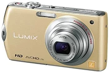 Panasonic LUMIX FX70 Digital Camera Luxe Gold Compact From Japan