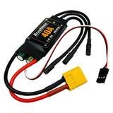 RC 40A Brushless ESC 2-4S 5V 3A BEC XT60 Plug Drone Airplane Helicopter Controll