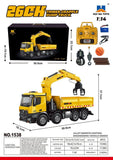 HUINA 1538 RC 1:14 2.4G RC Timber Grab Truck Dumper Model 26CH Model Battery Battery