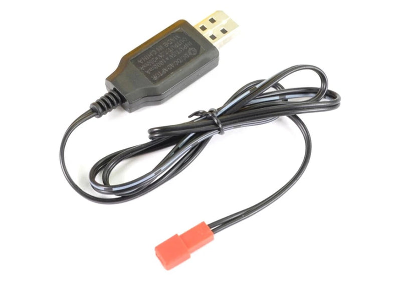 LiPO Battery Adapter USB Charging Wire RC Toy Car Boat 3.7V JST Connector 2pcs