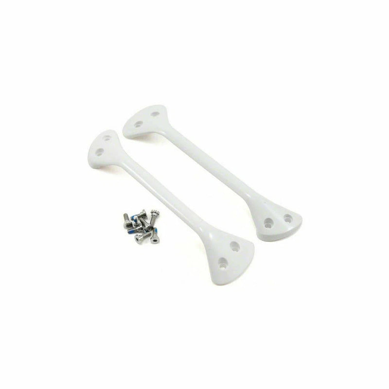 DJI Inspire 1 drone arm support bracket set, white with mounting screws