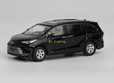 ZD Masdi 1:64 Black Sienna MPV Mini Van Sports Model Diecast Metal Car BN