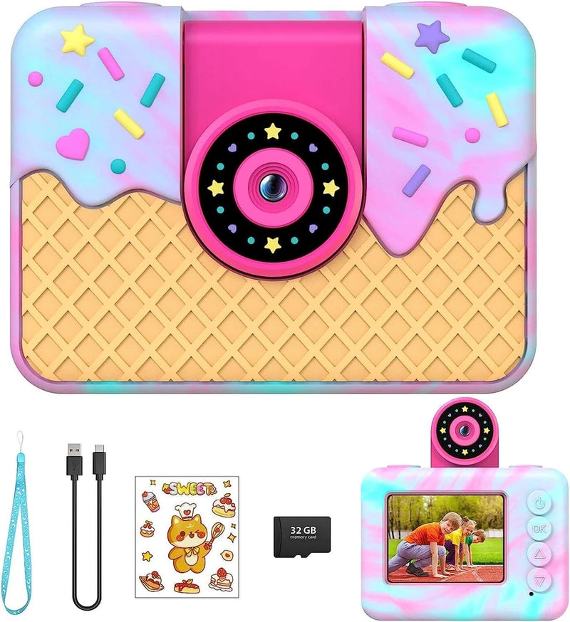 Kids Digital Camera Video Camera Fotocamera Helmet Camera for Kids