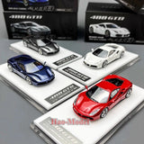1:64 Ferrari Cavallino Rampante 488 GTB Limited Resin Metal Diecast Car Model
