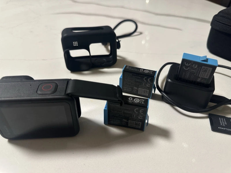 HERO9 GoPro Black Waterproof Action Camera Card 3 Batteries