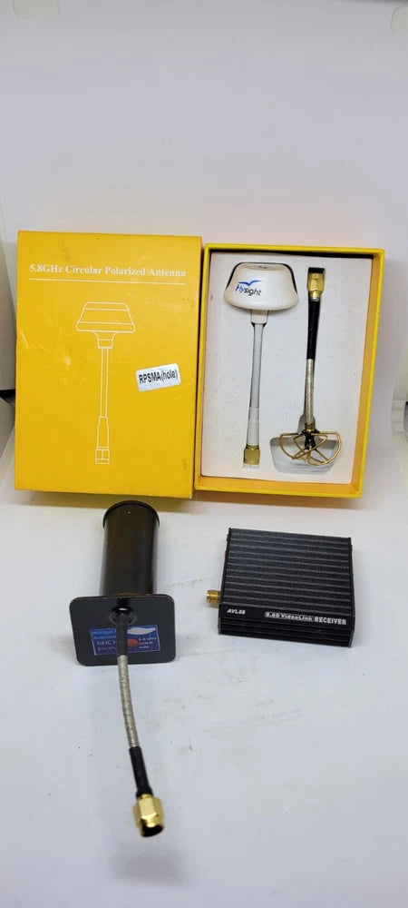 Drone FPV Lot FlySight 5.8GHz Video Circular Polarized Antennas AVL58 Receiver