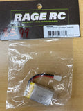 Rage RC RGR3060 3.7V 300mAh LiPo Battery for Triad and Orbit FPV Drones Battery