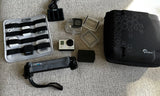 GoPro HERO3+ Plus Camera Silver Edition Lot with Accessories Tested Working