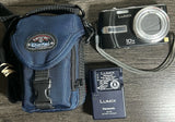 Panasonic Lumix DMC-TZ3 Black 3.0" Screen 7.2MP 10x Optical Zoom - *TESTED*