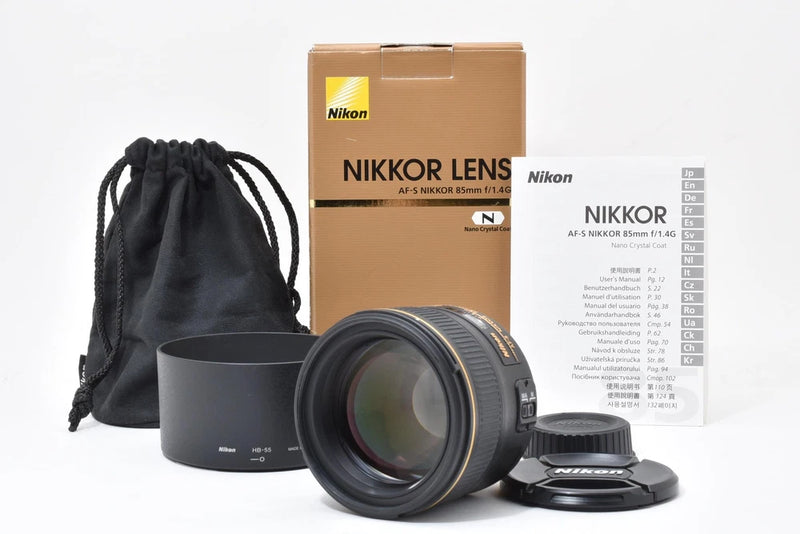 [Almost Unused w/Box] NIKON AF-S NIKKOR 85mm f1.4 G for Nikon F mount From JAPAN
