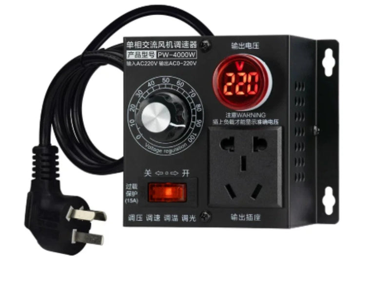 Electronic Voltage and Speed Controller for Single-Phase AC Motors