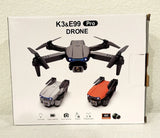 E99 K3 Professional RC Drone, Dual Camera Double Folding RC Quad Black