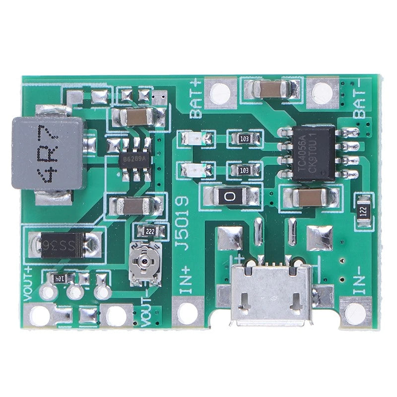 Li-ion 18650 3.7V 4.2V Battery Charger Board DC-DC Step Up Boost Module Fad ESHH