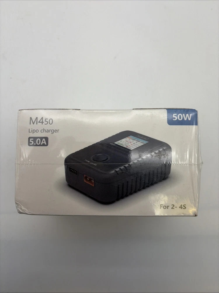 ToolkitRC M450 AC LiPo/LiHV/LiFe Multifunctional Battery Charger (4S/5A/50W) Battery