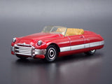 1949-1950 KURTIS KRAFT SPORTS CAR CONVERTIBLE RED 1:64 SCALE DIECAST MODEL CAR