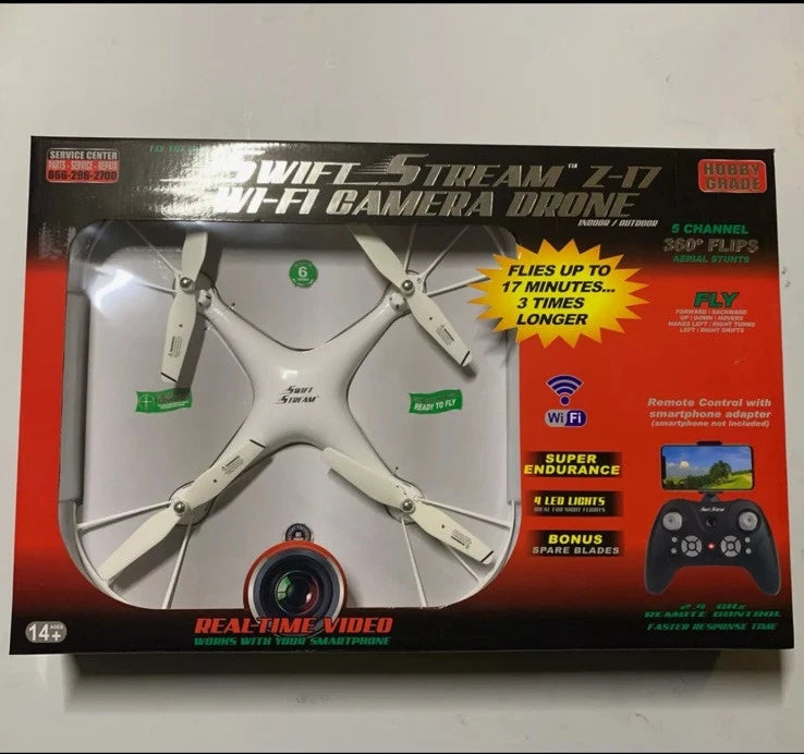Swift Stream Z-17 Wifi Camera Drone - 2.4 GHz with Remote Control