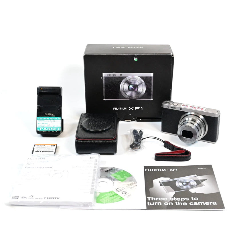 Fujifilm XF1 FinePix X Series 12.0MP Digital Camera Black - SERVICED BOXED!