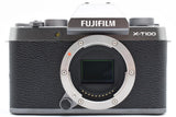 ¡¾MINT ¡¿ Fujifilm X-T100 24.2MP Mirrorless Digital Camera Black Silver Japan