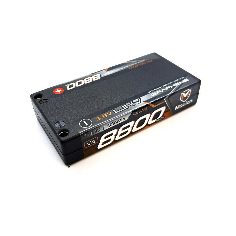 Maclan Racing V4 Graphene 8800mah 130C HV 1s ULCG Low Profile Lipo MCL6033