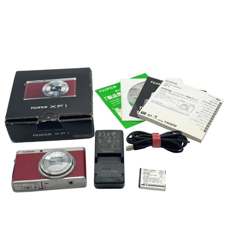 FUJIFILM XF1 Red Compact Digital Camera Tested Working Seller Japan S
