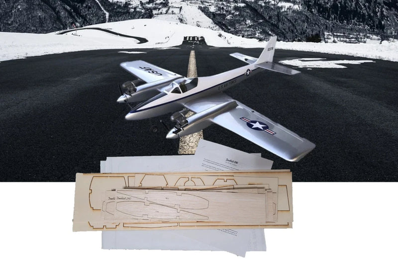 Duellist 240 85" Wingspan RC Airplane Kit Laser Cut Balsa Ply Short Kit + Plans