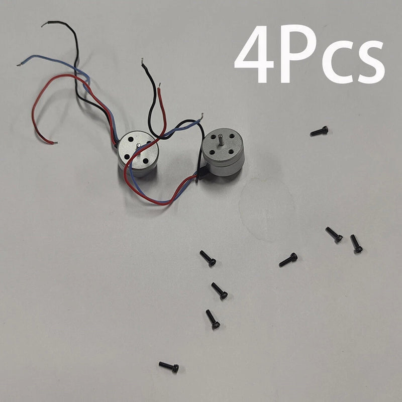 Micro brushless motor set (4 pcs) with wires and mounting screws