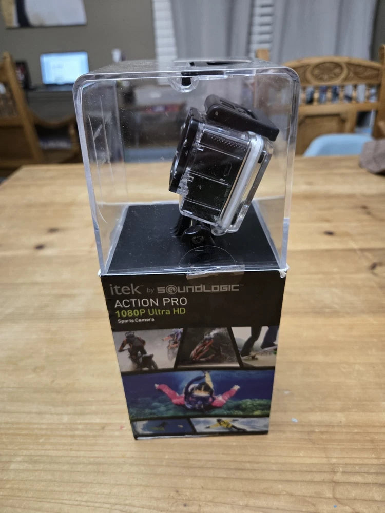 Itek Action Pro 1080p Ultra HD Waterproof Sport Action Camera Kit 2016 In Box