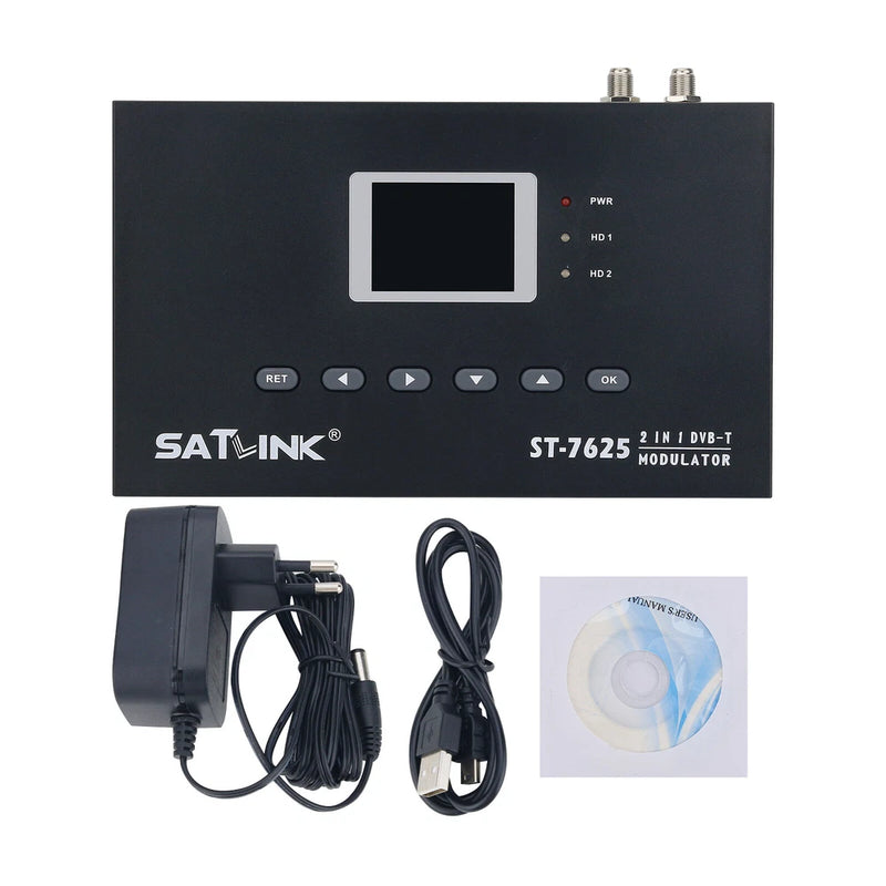 ST-7625 DVB-T COFDM Modulator 100-860MHz for Convert Audio&Video Signals Satlink