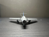 Hobbymaster 1/72 MiG-15BisR scale model airplane, white nose-forward front view