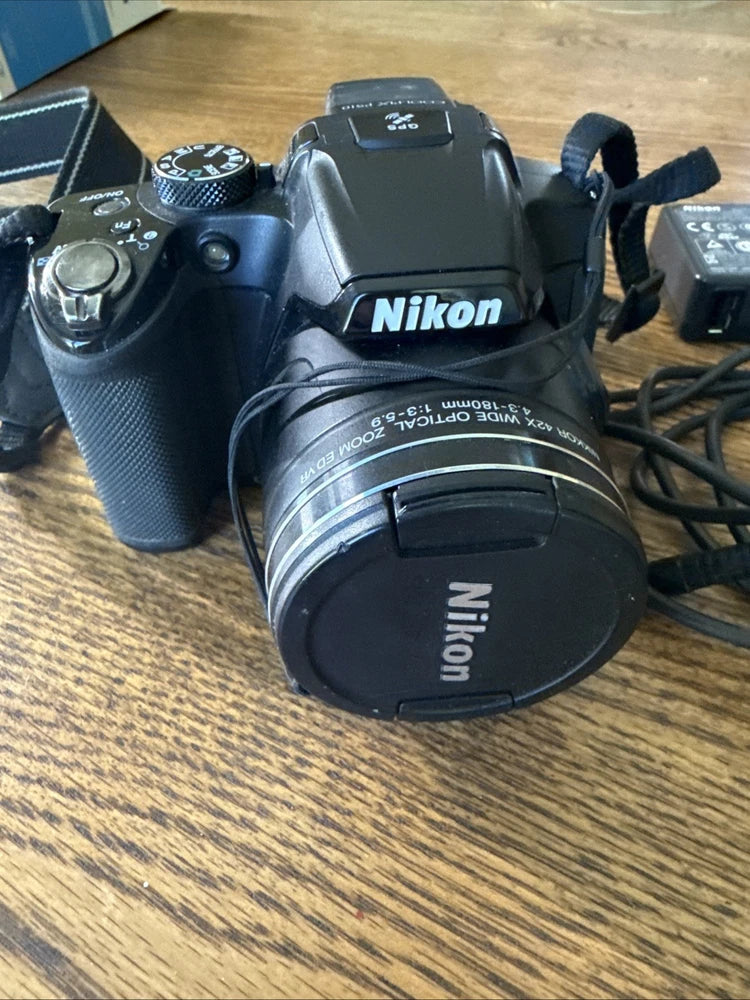 Nikon COOLPIX P510 16.1MP 42x Zoom Black Bridge Camera Full HD