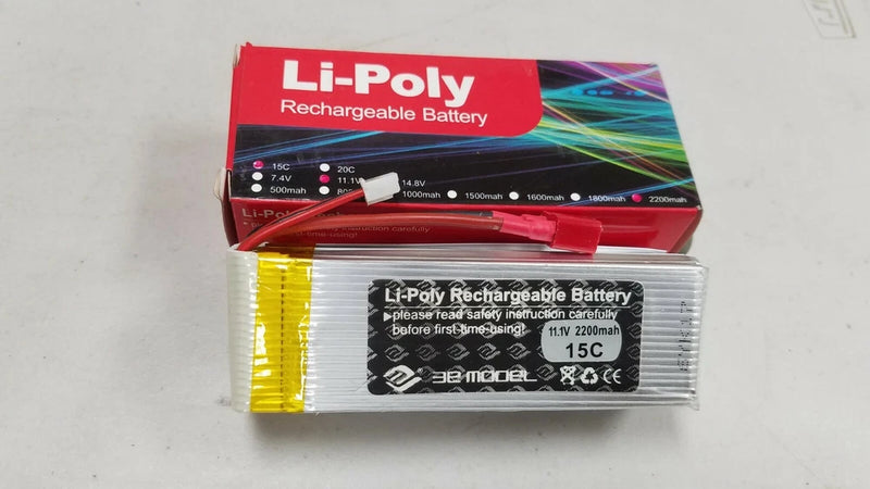 Brand New 2200mAh 11.1V 15C Li-Poly Rechargeable Battery for RC etc. Battery